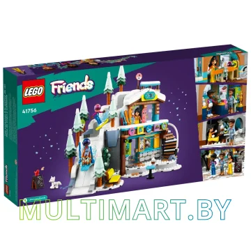 Конструктор LEGO Friends 41756 Каникулы: Лыжная трасса и кафе картинка 2